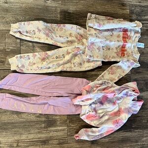 Disney Minnie Mouse Pajama Set - Pink and Cream